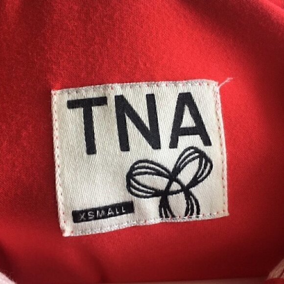 TNA  Aritzia Red Polo Shirt - Picture 6 of 6
